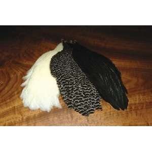  Fly Tying Material   Hen Neck, Grade #1   dyed black 