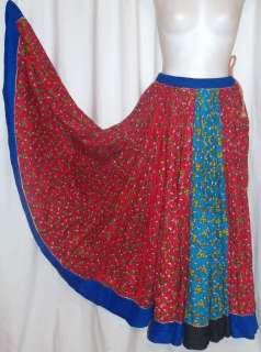   Length Skirt Lengha Indian Bollywood Costume Gypsy Belly Dance  