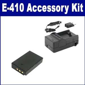 Olympus E 410 Digital Camera Accessory Kit includes SDBLS1 Battery 