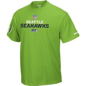  Seattle Seahawks Green Prime 2009 Player Sideline T Shirt 