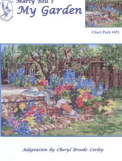 My Garden Marty Bell Cross Stitch Pattern Leaflet  
