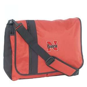  Mercury Luggage Nebraska Cornhuskers Red Messenger Bag 