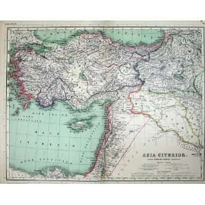    Colour Map Cyprus Rhodes Asia Citerior Mesopotamia