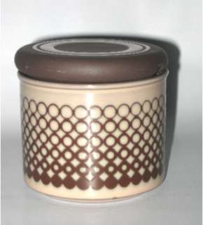 Hornsea Pottery CORAL Lidded Sugar Bowl / Jam Pot  