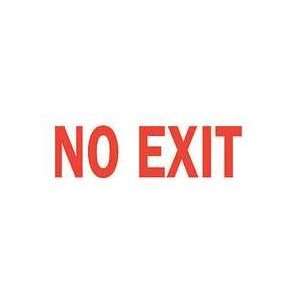 Sign,10x14,no Exit,polyester   BRADY  Industrial 
