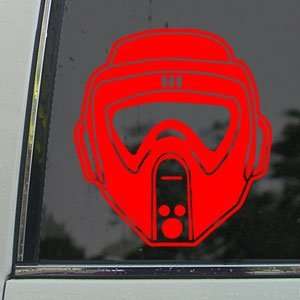  STAR WARS Red Decal IMPERIAL BIKER SCOUT EMPIRE Red 