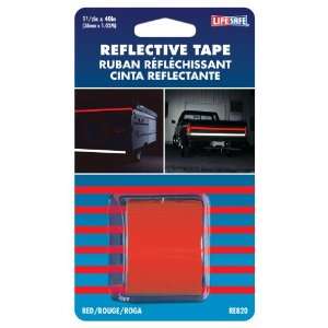  Incom RE820 1.5 Inch by 40 Inch Reflective Tape, Red