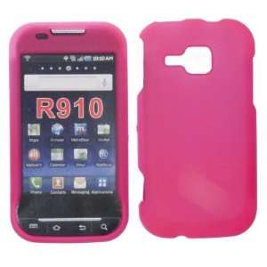  SNAPON SOLID HOT PINK CASE FOR INDULGE R910: Cell Phones 