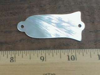 Luthier   Banjo White MOP Truss Rod Cover  