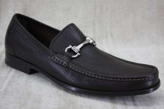 Salvatore Ferragamo Magnifico Brown Loafer size 10.5 Leather Moccasin 