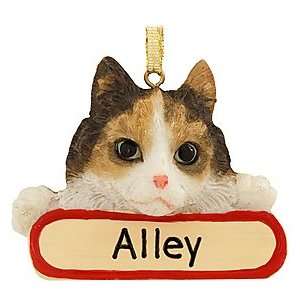 Personalized Calico Cat Ornament