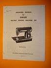 shop repair service manual for singer 301 sewing machine returns 