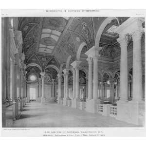   Congress,Washington,D.C.,c1898,Interior,Architecture