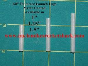 Launch Lugs 1/8 x 1.25 Pack Of 10  