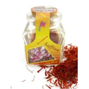Spanish Saffron La Mancha Glass Jar (1 gram) (Pack of 3)  