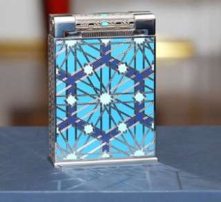 ST DUPONT ANDALUSIA JEROBOAM TABLE LIGHTER, PLATINUM  