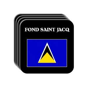  Saint Lucia   FOND SAINT JACQ Set of 4 Mini Mousepad 