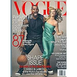  Vogue Magazine April 2008 Gisele LeBron James: Everything 
