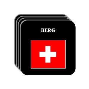  Switzerland   BERG Set of 4 Mini Mousepad Coasters 
