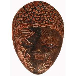  Javanese Mask /Lost Art of Batik on Wood 
