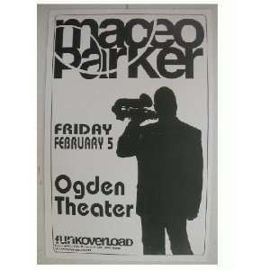 Maceo Parker Handbills Denver Handbill Poster