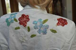 Lims Fabulous 100% Cotton Twill Shirt Jacket With Attractive Beaded 