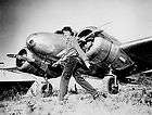 AMELIA EARHART FAMOUS PILOT AND HER LOCKHEED ELECTRA A/C #2 B&W 
