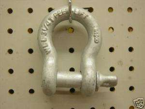   SHACKLE CLEVIS PEERLESS, 25 TON TOW AXLE LIFTING CHAIN TIE DOWN SLING