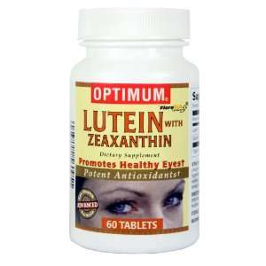  Optimum Lutein with Zeaxanthin Tablets, 60 Count Health 