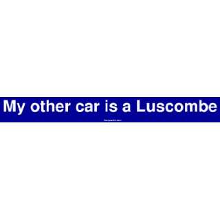  My other car is a Luscombe MINIATURE Sticker Automotive