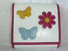 Rare Authentic Coach Daisy Flowers Butterflies Leather Wallet Limited 