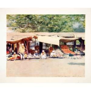   Mortimer Luddington Tents Art   Original Color Print