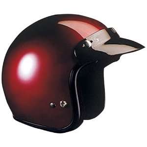  THH T 380 Wine Red X Small Open Face Helmet Automotive