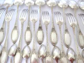 BOULENGER French Silver plated Flatware 37 pc w/box  