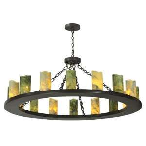  48W Loxley Jadestone 16 Lt Chandelier