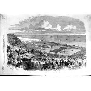   1865 ENCAMPMENT SUFFOLK VOLUNTEERS LOWESTOFT SOLDIERS