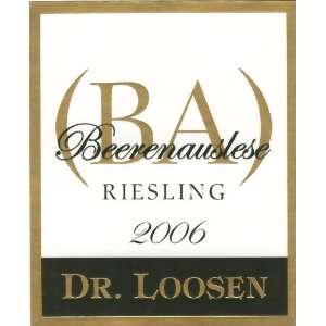  Dr. Loosen Riesling Beerenauslese (187ML) 2006 Grocery 