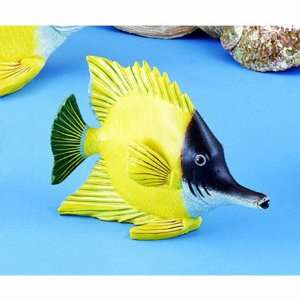 Museum Quality Longnose Butterfly Tropical Fish Statue, 8  