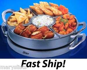 NEW Oster Party Starter Heated Buffet Server Lazy Susan  