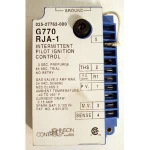  Johnson Controls G770RJA 1 Intermittent Pilot Ignition control 