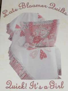    ITs A GIRL Tote and Blanket Pattern by Late Bloomer Quilts  