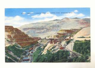Largest Open Cut Copper Mine, Bingham,UTAH Vintage PC  