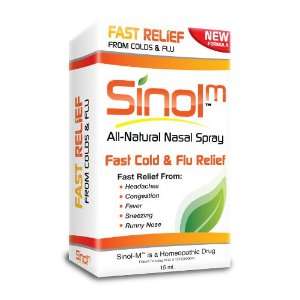  SINOL All Natural Nasal Sprays with Capsaicin Cold & Flu 