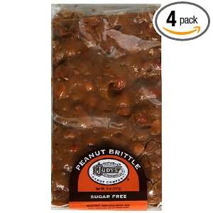 Judys Candy Company Sugar Free Peanut Brittle, 8 Ounce Packages (Pack 