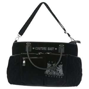  Juicy Couture Black Velour Couture Baby Bag: Baby