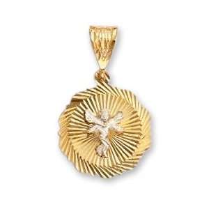  LIOR   Pendant medal ange   Gold Plated Jewelry