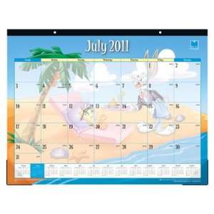  July 2011   June 2012 Blue Sky Looney Tunes Desk Pad 22 x 17 