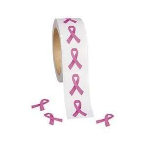 500 PINK RIBBON Stickers BREAST CANCER AWARENESS/Great for Invitations 