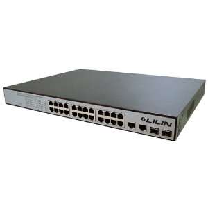  LILIN PMH POE+243900W 24 Port PoE + Fast Ethernet Switch 