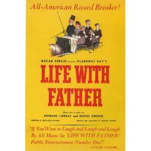  Life With Father (Broadway)   Movie Poster   27 x 40